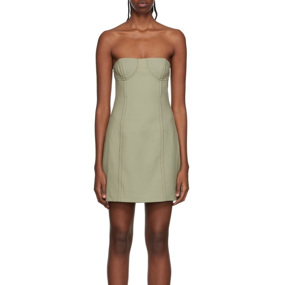 SIR THE LABEL Green Adrien mini dress